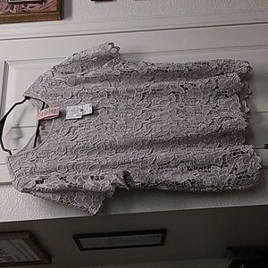 Nwts philosophy lace top blouse